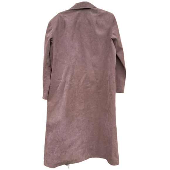 Vintage Brown Suede Leather Jacket Blazer Boho - Picture 4 of 4